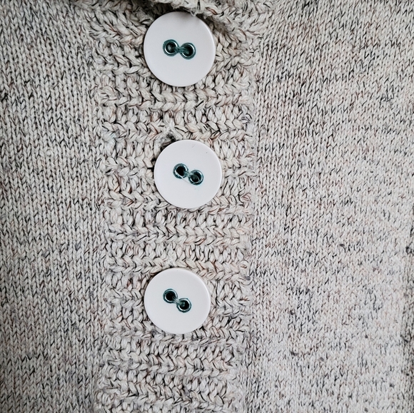 Vintage Composites by Liz Claiborne Hooded Cotton Blend Sweater - Picture 5 of 12